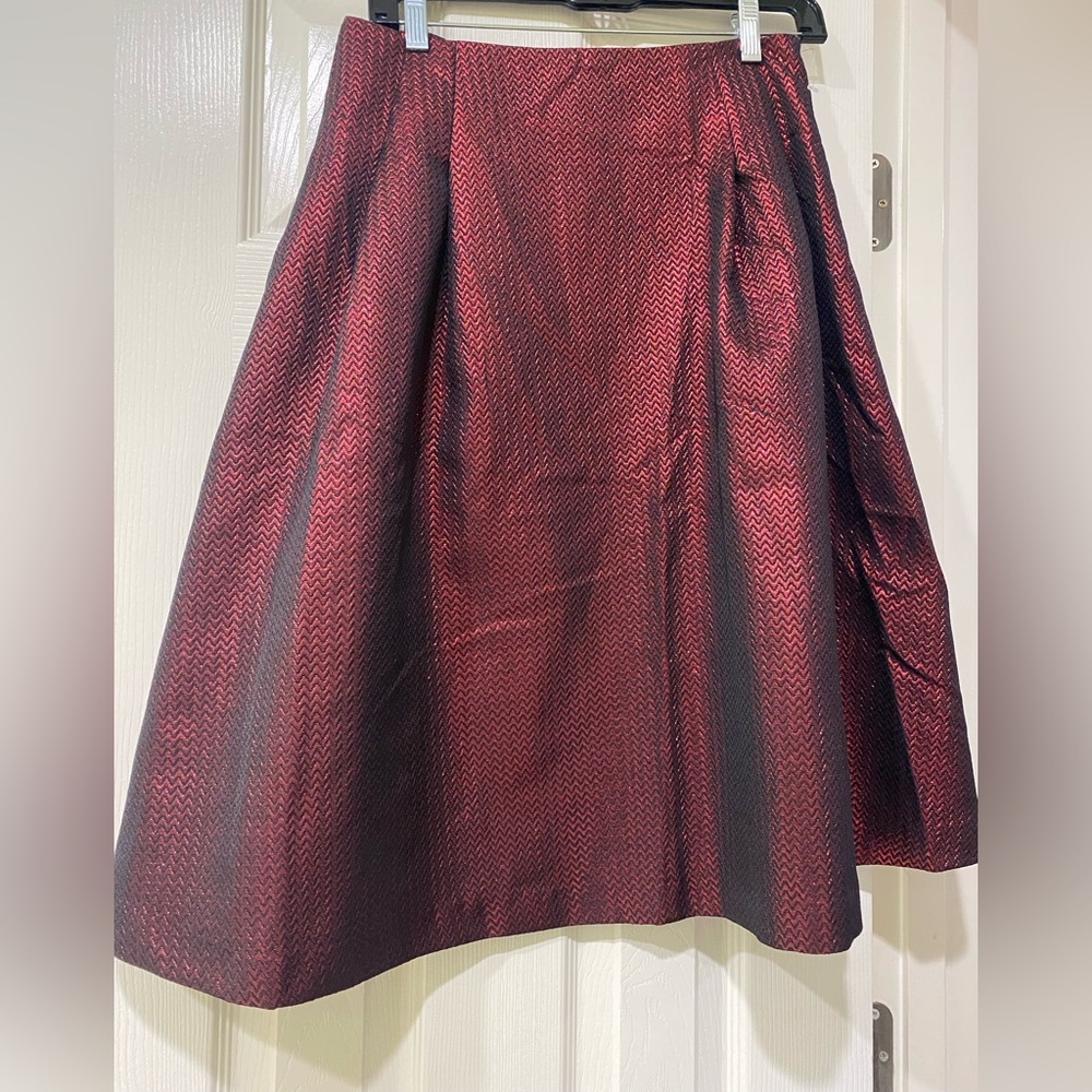 Lucy & Co. Skirt Size M NWT Red Black